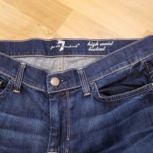 7 for All Man Kind Jean's high waisted bootcut